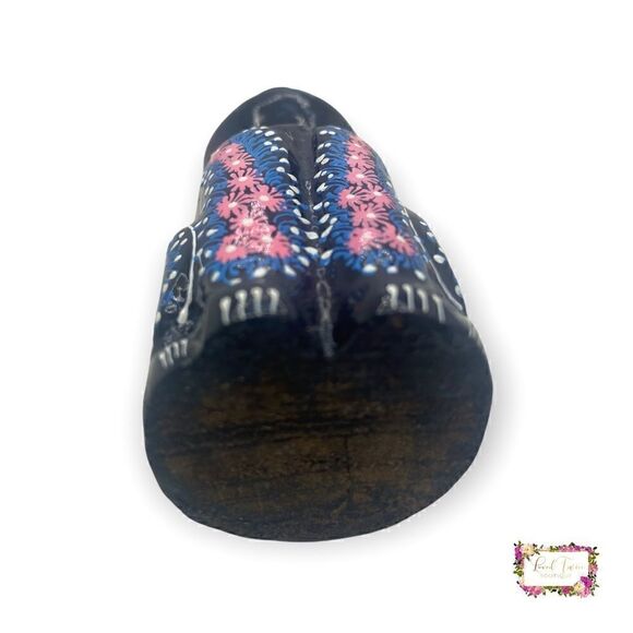 Vintage Lacquer Black Cat Figurine Hand Painted - Picture 9 of 12